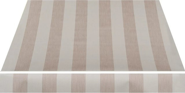Spettmann Kassettenmarkise VC 1000 aus Aluminium mit Polyacryl-Stoff in Beige-Sand und anthrazitfarbenem Gestell, B/T/H: 600 x 200 cm - Bild 1