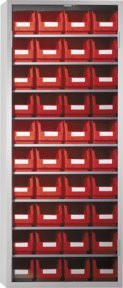 Kappes Ordnungsschrank Mod. 22 aus Stahlblech ohne Türen, grau, H x B x T: 160 x 69 x 28,5 cm - Bild 1