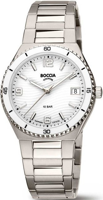 Boccia Damenuhr Titanium, Quarz, Saphirglas, 35 mm, 10 ATM - Bild 1