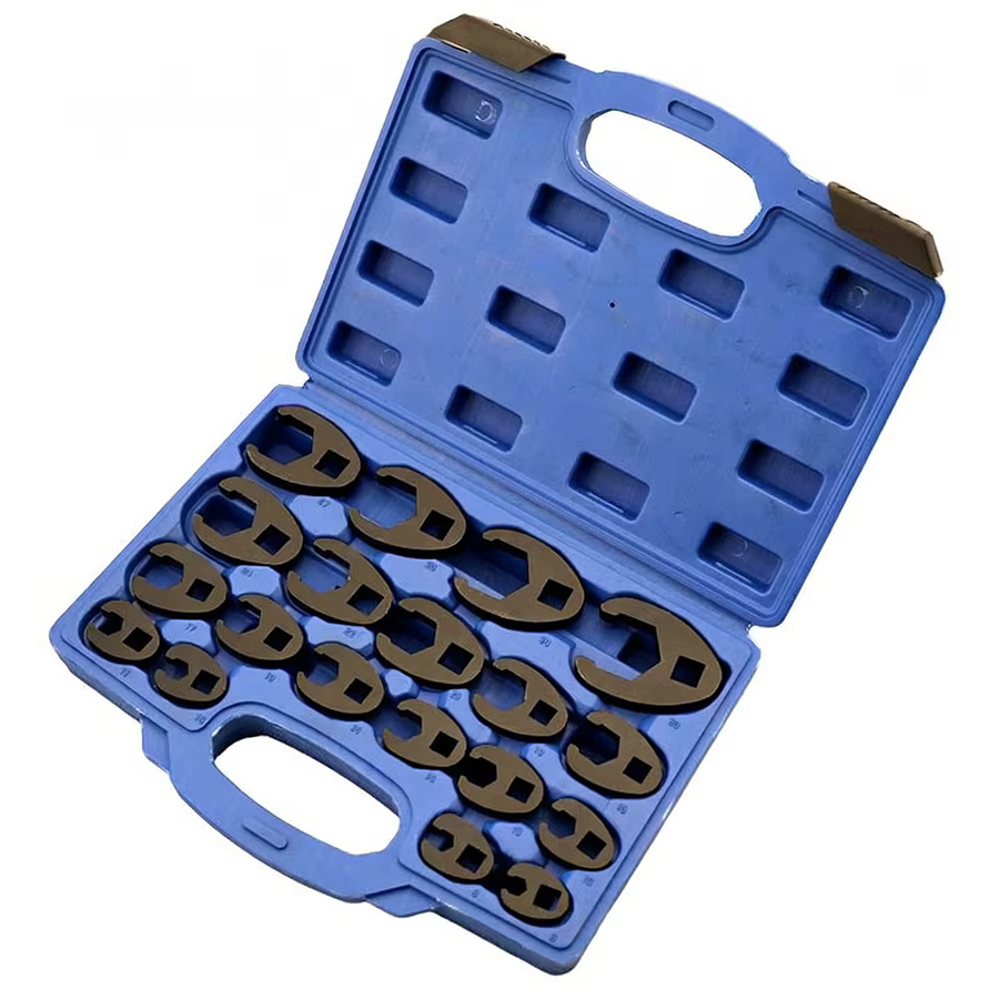 Podofo 19-teiliges Krähenfuß-Schlüsselset aus Kohlenstoffstahl mit Größen von 8mm bis 32mm für Autoreparaturen und Fahrzeuge - Bild 5