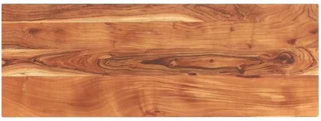 vidaXL Tischplatte aus Akazien-Massivholz in Braun, Rechteckig, B/T/H: 140 x 60 x 3,8 cm - Bild 1