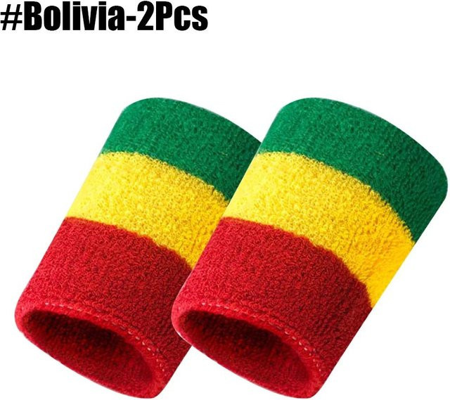 Super Six Handgelenkband, Bunte Nationalflagge, Unisex - Bild 1
