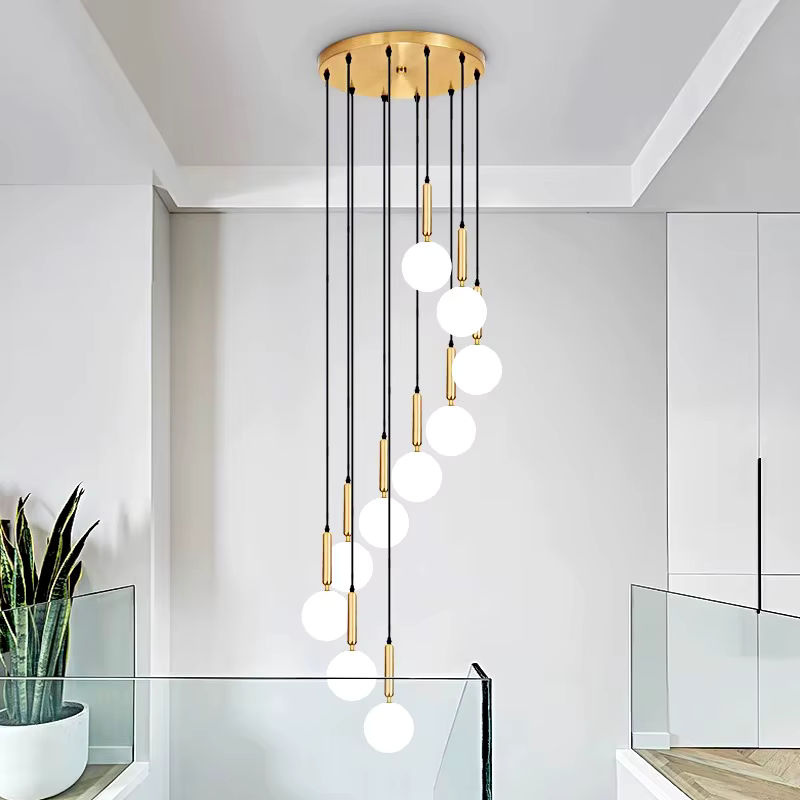 Moderne Ring LED-Pendelleuchte von Joemade in Weiß für Wohnzimmer und Esszimmer - Bild 2