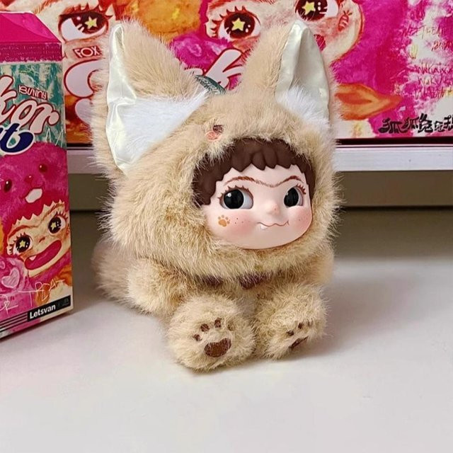 Wakuku Fuchs und Hase Blind Box PVC Anhänger Figur Schlüsselanhänger - Bild 1