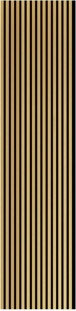FN Neuhofer Akustikpaneel Acustico Alu in Gold, B: 56,5 cm, T: 1,7 cm, H: 240 cm - Bild 1