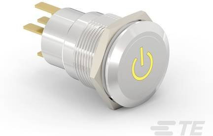 TE Connectivity Tray 3-2213766-0 in Gelb und Silber - Bild 1