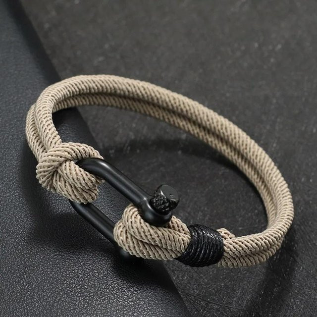 YULIN Armband Herren, Edelstahl, Schwarz - Bild 1