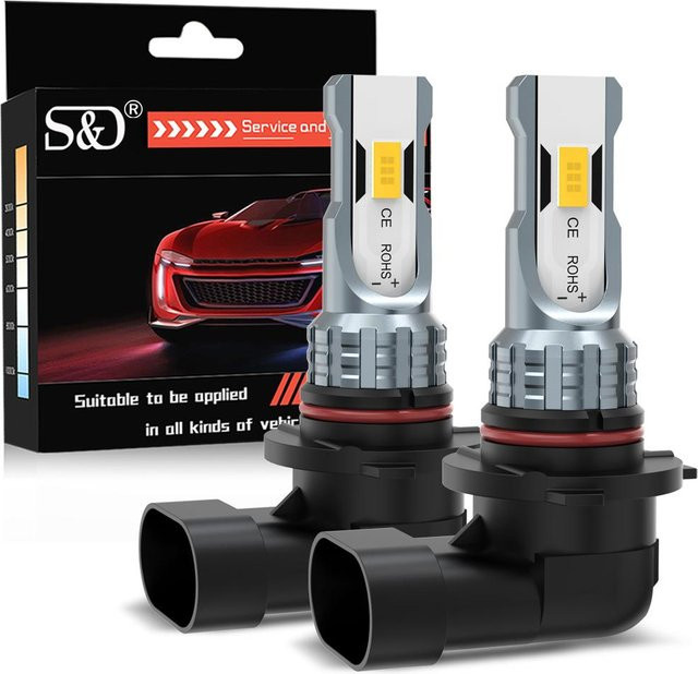 2 Stück LED Nebelscheinwerfer und Tagfahrlichtlampen 9005 HB3 in Weiß 6000K Superhell - Bild 1