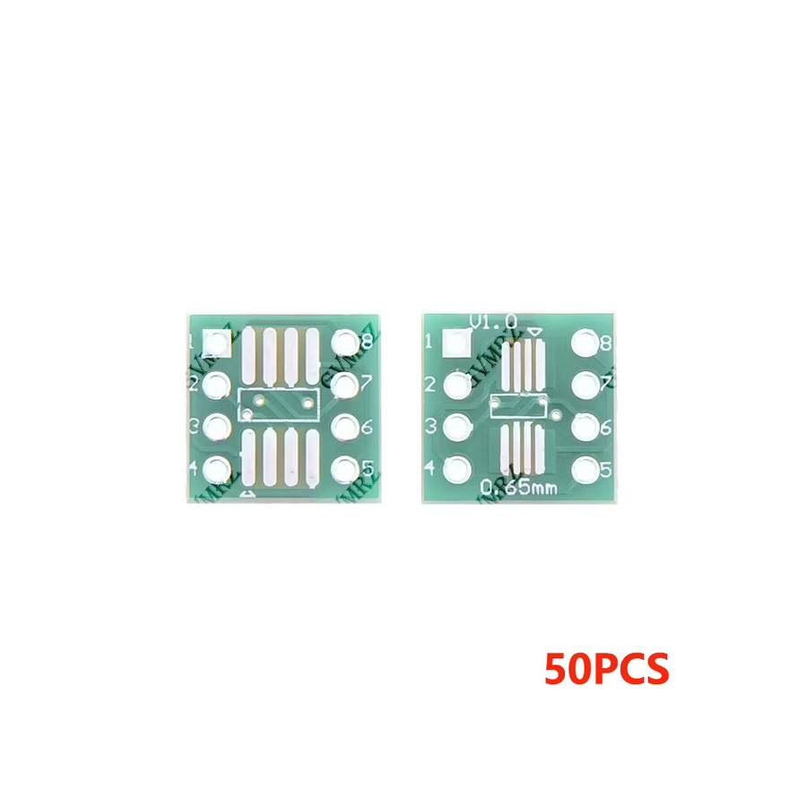 SOT23 SOT89 PCB IC Adapterplatine SMD zu DIP Konverter für 0805 0603 0402 SOT223 SOP TSSOP Serie in Grün - Bild 2