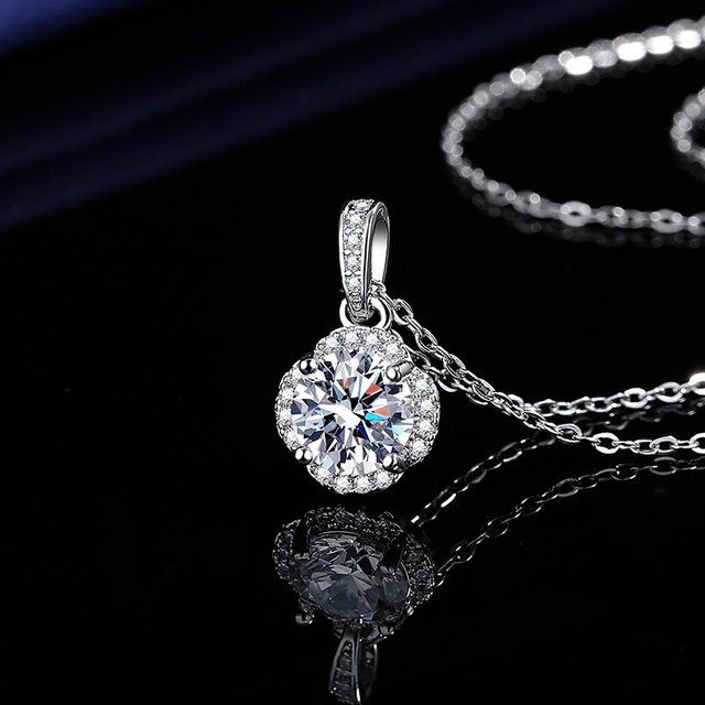 SAY Halskette 925 Silber, Zirkonia, Diamant, Damen - Bild 1