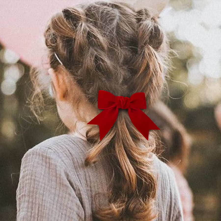 Haarspangen Baby Mädchen, Weihnachtsmann, Bögen - Bild 5
