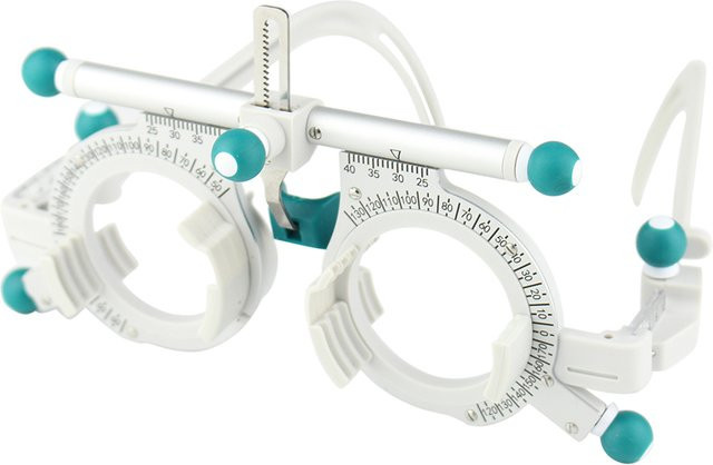 sinooptic Testgerät für ophthalmologische Linsenrahmen, Schwarz, Weiß - Bild 1