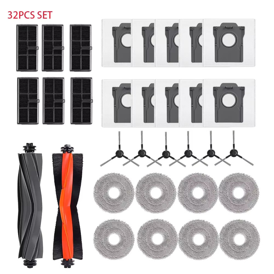 Dreame Ersatzteil-Set mit TriCut-Bürste, Filtern, Staubbeuteln und Mopps für X40 Pro, X40 Ultra, S30 Pro Ultra und L10s Pro Ultra - Bild 4