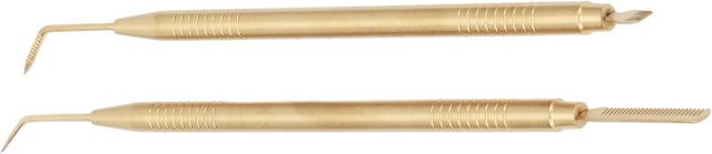 Koogeelife Wimpernlift-Werkzeug, Edelstahl, Gold, Unisex - Bild 1