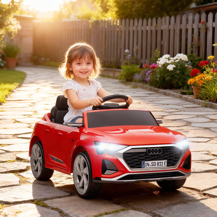 AIYAPLAY Kinder Elektroauto, mit Fernbedienung, Rot, ab 3 Jahre - Bild 2