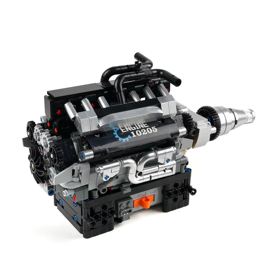 wishiot Technisches Bausteine Set V8 Motor Modellbausatz für Jungen aus Kunststoff in Multicolour - Bild 2