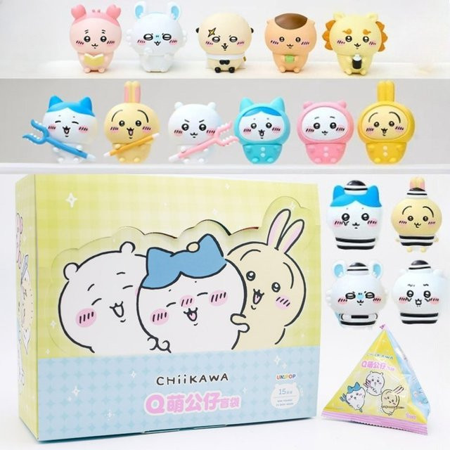 UNIPOP Chiikawa Hachiware Usagi Momonga Blind Box, Mini-Figuren - Bild 1
