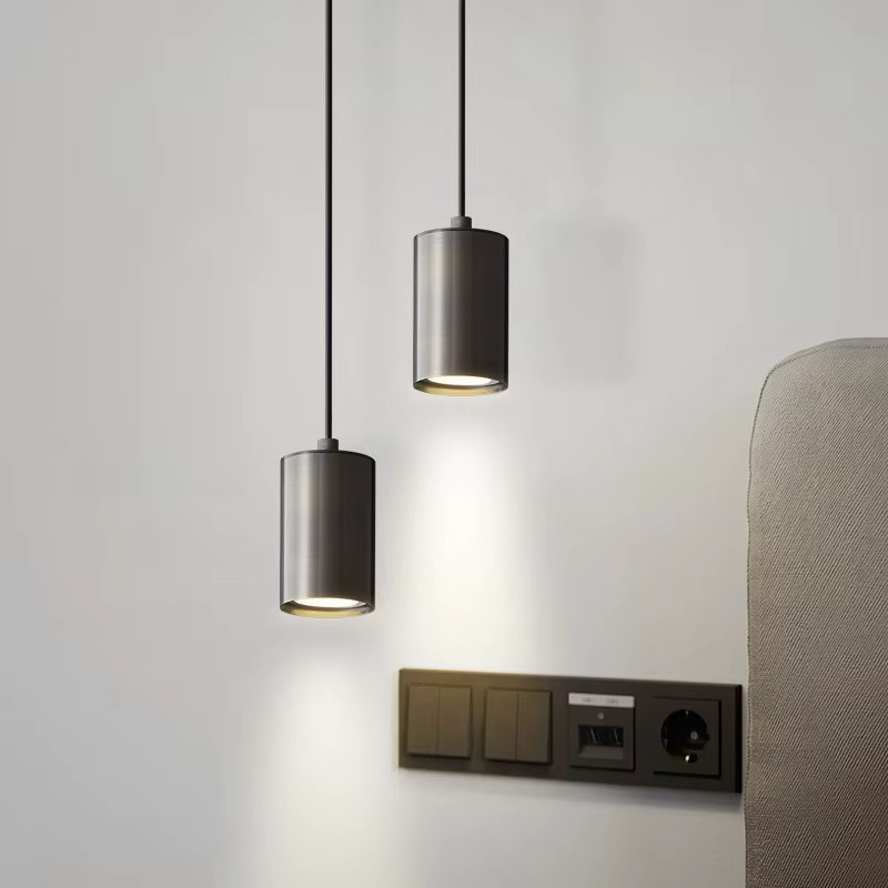 Lava Ball LED Pendelleuchte im Nordic Minimalismus aus Metall in Schwarz für Wohnzimmer, Schlafzimmer und Treppenhäuser - Bild 2