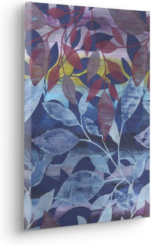 Komar Canvasbild Covered Floral Wanddeko in Gelb und Mehrfarbig, Breite: 40 cm, Höhe: 40 cm - Bild 1