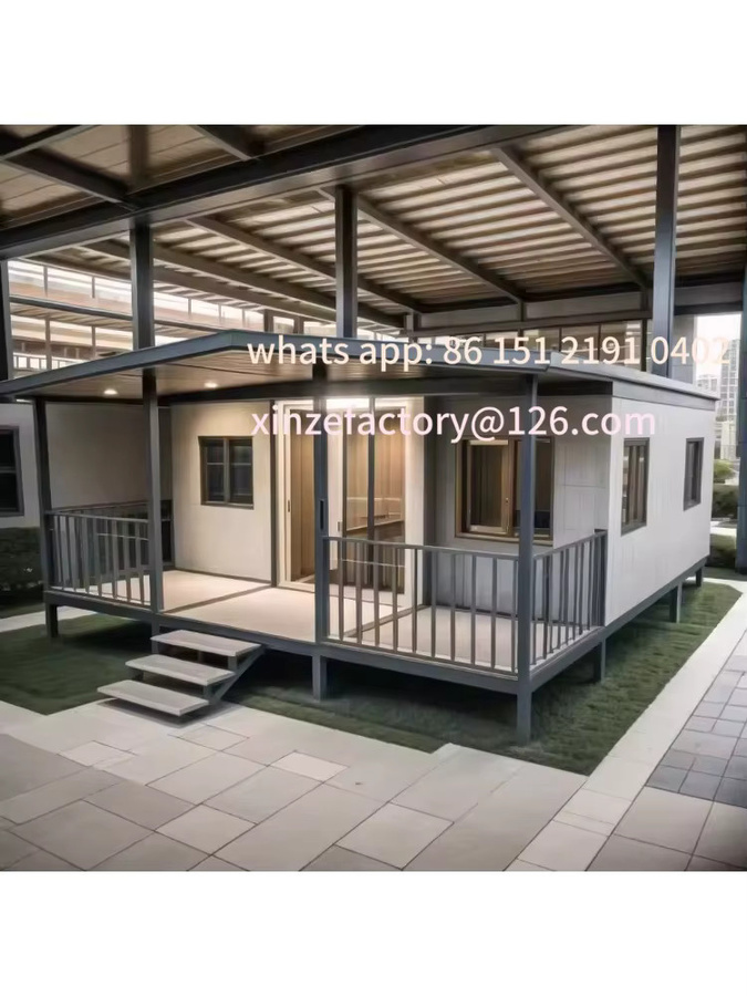 Modulares 40 Fuß Containerhaus in Weiß als luxuriöse und erweiterbare vorgefertigte Villa - Bild 3