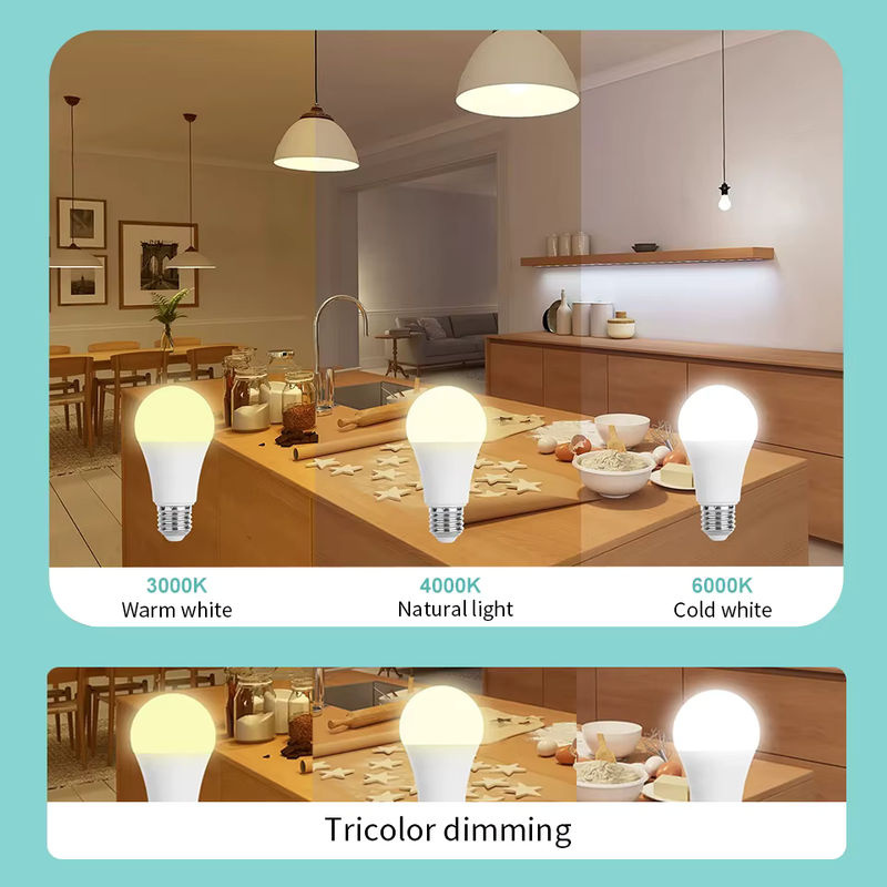 6er Set LED Leuchtmittel für E27 E14 B22 Fassungen, 6W, Kaltweiß, Modernes Design - Bild 2