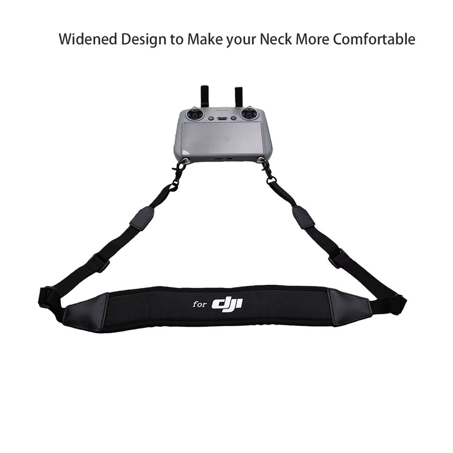 DJI Umhängeband in Schwarz für DJI RC, RC 2 und RC Pro Controller sowie DJI Mini 4/5 Pro, Air 3S, NEO 2 und Mavic 3/4 Pro Zubehör Lanyard - Bild 2