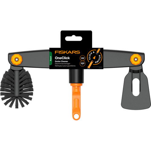 Fiskars Dachrinnenreiniger OneClick in Schwarz, B/H/L: 5,9 x 16,4 x 34,2 cm - Bild 4