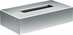 Hansgrohe Axor Uni. Circular Kosmetikbox für die Wandmontage in Chrom, Breite: 26,5 cm, Höhe: 14,5 cm - Bild 1