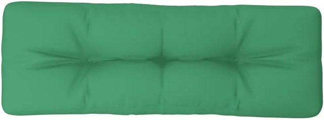 vidaXL Palettenkissen Grün aus Polyester, wasserabweisend und UV-beständig, B/T/H: 120 x 40 x 12 cm - Bild 1