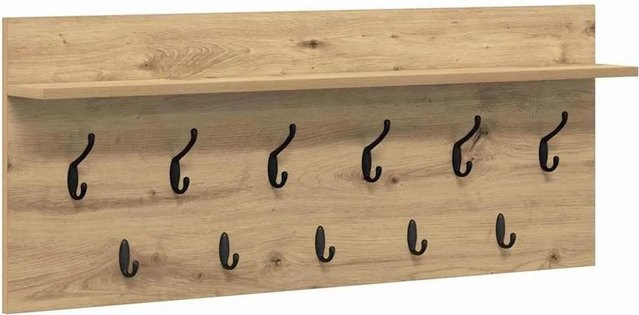 vidaXL Wandmontierter Nachttisch Artisan-Eiche in Braun B/T/H: 100 x 40 x 12 cm - Bild 1