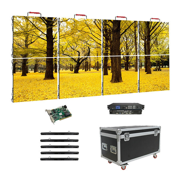 ASLLED P3.9 Outdoor LED Video Wand in Schwarz, B/H: 200 x 100 cm - Bild 1