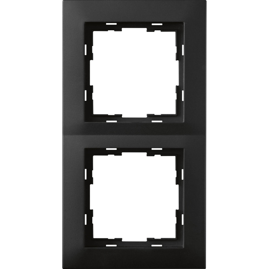 Elektromaterial Rahmen Finnja Schwarz Matt - Bild 2