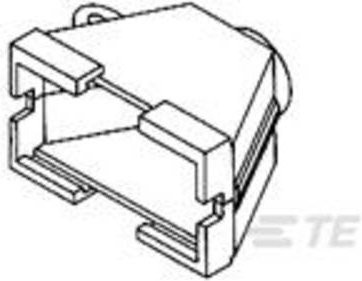 TE Connectivity MR Connector Schwarz 1-350522-9 - Bild 1