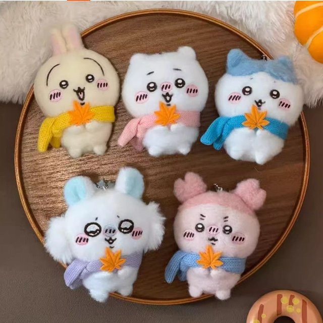 Chiikawa Momonga Hachiware Plüsch Puppe, Schlüsselanhänger - Bild 1