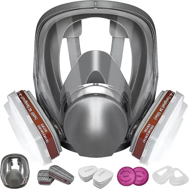 Vollgesichtsmaske 6800 für industrielle Lackierarbeiten und Atemschutz als Ersatz für 3M in Multicolor - Bild 1