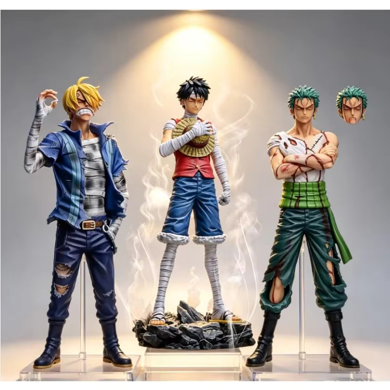 Bandai One Piece Actionfigur Roronoa Zoro Vinsmoke Sanji, PVC-Statue - Bild 2