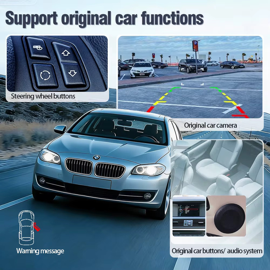 AUTOTOP Kabelloses CarPlay und Android Auto Interface mit Mirror Link für BMW CIC NBT EVO, Schwarz - Bild 4