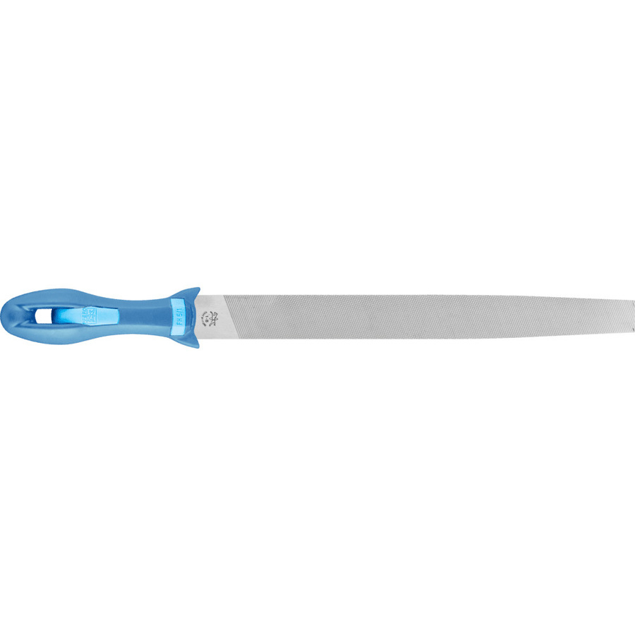 PFERD Werkstattfeile Flachspitz Hieb 1 mit Ergonomie-Feilenheft für grobe Zerspanung und Schruppen, Länge: 300 mm - Bild 2