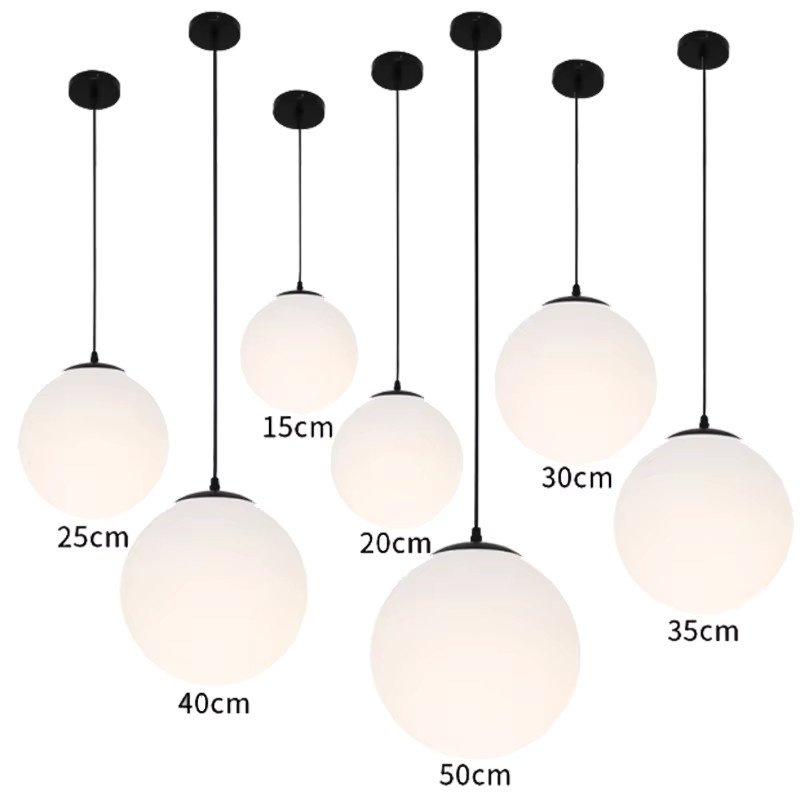 Moderne Pendelleuchte Ramalho in Gold mit Glas-Kugeln für Wohnzimmer, Esszimmer und Schlafzimmer - Bild 5