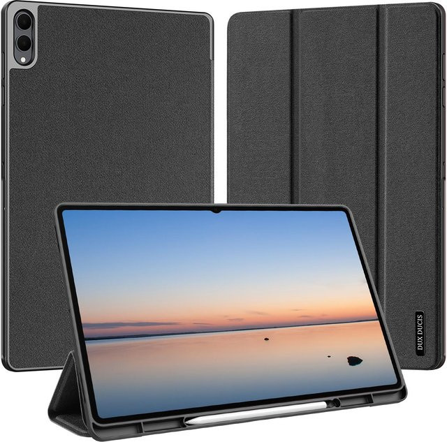 DUX DUCIS Schutzhülle mit Dreifach-Ständer und S Pen Halter für Samsung Galaxy Tab S11 Ultra in Schwarz - Bild 1