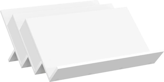 vidaXL Magazinregal in Weiß, modernes Standregal aus Holzwerkstoff, B/T/H: 65 x 53 x 28,5 cm - Bild 1