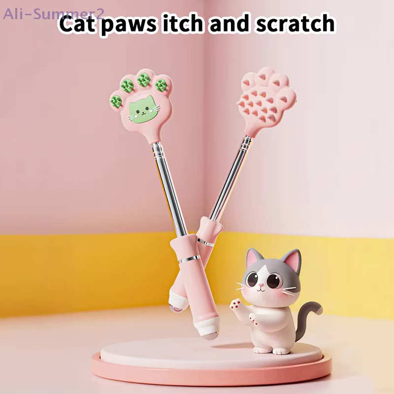 Cuet Cat Paw Rückenkratzer, Edelstahl-Teleskop, Magnetisches Massagegerät - Bild 1