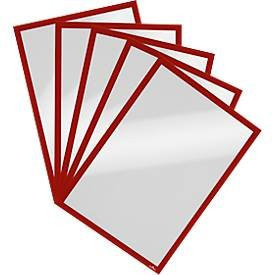 Durable Magnetrahmen Duraframe Magnetic DIN A3, rot, 5 Stück - Bild 1