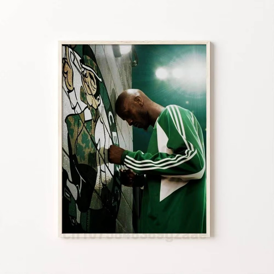 Kayou K-Kevin G-Garnett Poster, selbstklebender und wasserfester Kunstdruck in Mehrfarbig, abstrakte Wanddekoration für Café, Bar oder Zimmer - Bild 7