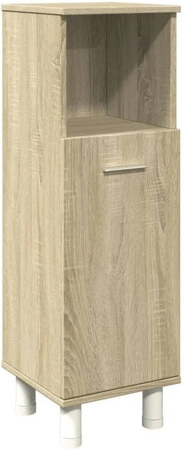vidaXL Badschrank Sonoma-Eiche mit Schranktüren aus Holzwerkstoff, B/T/H: 30,5 x 30 x 95 cm - Bild 1