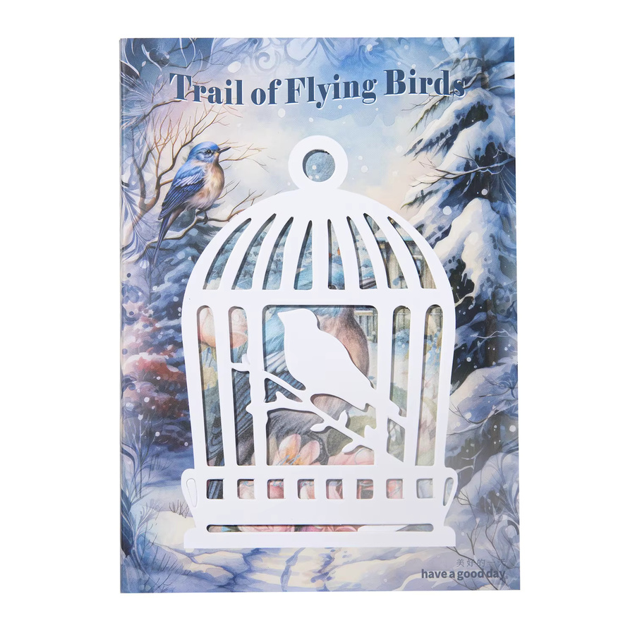 30 Stück Vintage Wald und Vogel Dekorationspapier für Scrapbooking und DIY Tagebuch, Multicolour, Matt - Bild 3