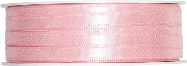 Halbach Satinband aus Polyester in Rosa, Breite: 6 mm, Länge: 10 m - Bild 1