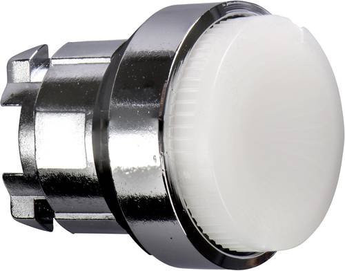 Schneider Electric ZB4BH13 Leuchtdrucktaster-Frontelement mit 1 Taste und Druckentriegelung in Weiß - Bild 1