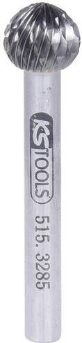 KS Tools Frässtift Hartmetall 515.3285 in Silber, Durchmesser: 6 mm, Länge: 56 mm - Bild 1