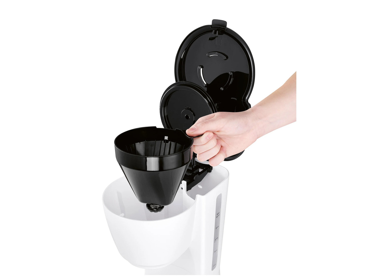 Silvercrest Kaffeemaschine SKMK 1000 A1 in Weiß mit Glaskanne und Warmhaltefunktion - Bild 2